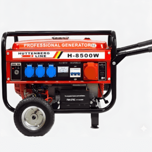Generatore di Corrente H-8500W Avviamento Elettrico con Batteria (220v/380v)